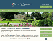 Tablet Screenshot of bonitafairways.com